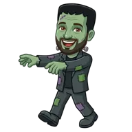 Softi als Frankenstein-Monster